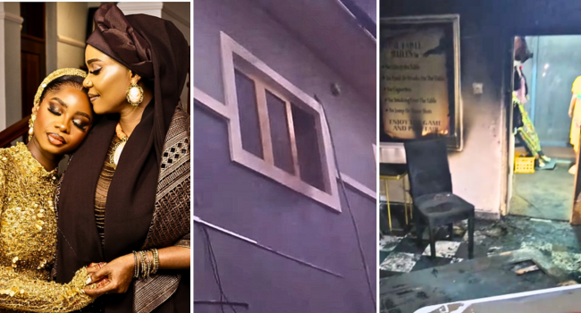 Fire at Iyabo Ojo’s Lagos Office Sparks Attack Claim