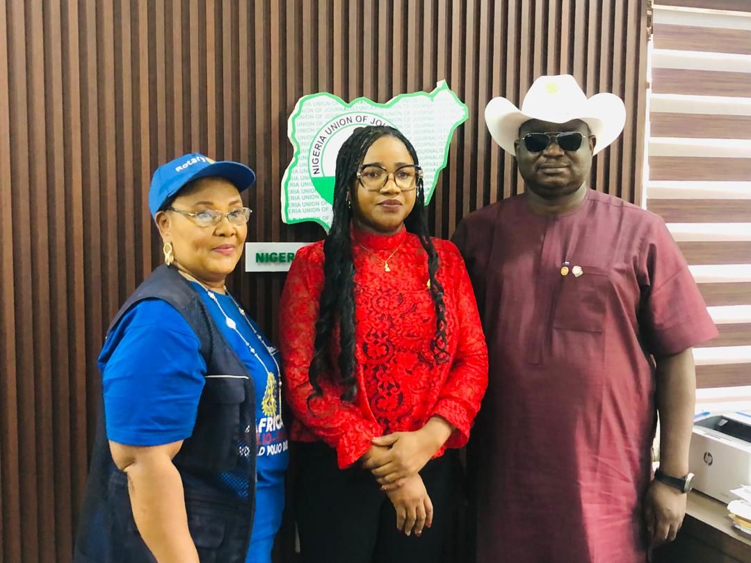 NUJ FCT, ROTARY CLUB MAITAMA ABUJA PARTNER TO DRIVE HUMANITARIAN PROJECT, AMPLIFY FIGHT AGAINST POLIO.