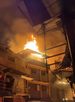 Fire Guts Lagos Island Plaza